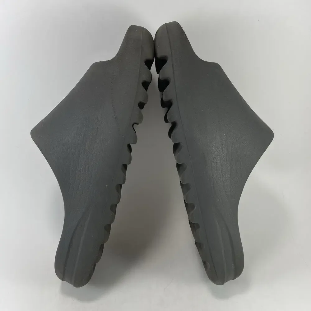 Adidas Yeezy Slide Onyx Mens Size 7 Black Charcoal Dark Grey Foam Sandals